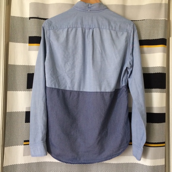 🟠2/$20 4pc Breezy Summer Blues Button Down Shirt Set (S) - Picture 3 of 16